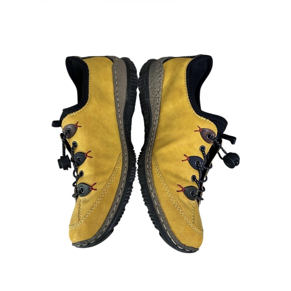 Rieker N3271-68 Women EU 41 US 9.5-10 Mustard Yellow Comfort Walking Shoes - Picture 10 of 11